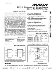 MAX4163ESA datasheet pdf MAXIM - Dallas Semiconductor