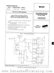 MC1327 datasheet pdf Motorola