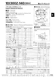 1DI300Z-140 datasheet pdf Fuji Electric
