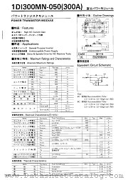 1DI300MN-050 datasheet pdf Fuji Electric