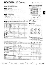 6DI50M-120 datasheet pdf Fuji Electric