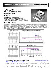 TAG-3210 datasheet pdf Teledyne Relays