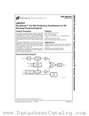 LM2324TMX datasheet pdf National Semiconductor