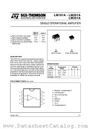 LM101AN datasheet pdf ST Microelectronics