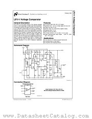 LP311N datasheet pdf National Semiconductor