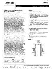 HIP6503CB datasheet pdf Intersil