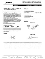 HGTP3N60B3D datasheet pdf Intersil