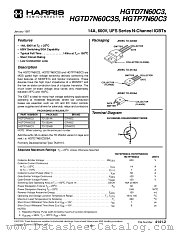HGTD7N60C3 datasheet pdf Fairchild Semiconductor