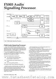 FX803LS datasheet pdf CML