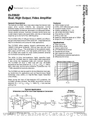 CLC5622IM datasheet pdf National Semiconductor