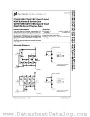 CD4011BMN datasheet pdf National Semiconductor