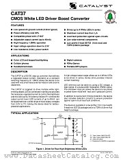CAT37EKK-TE7 datasheet pdf Catalyst Semiconductor