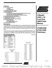 AT49LV4096-20RC datasheet pdf Atmel