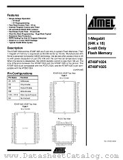AT49F1025-90VI datasheet pdf Atmel