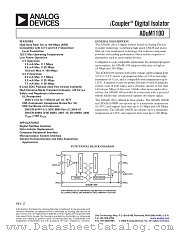ADUM1100BR-RL7 datasheet pdf Analog Devices