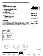 AT25HP256C1-10CC-2.7 datasheet pdf Atmel