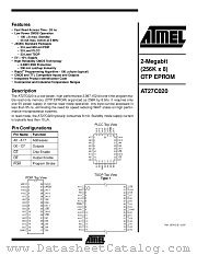 AT27C020-15JC datasheet pdf Atmel