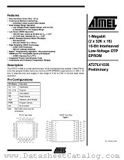 AT27LV1026-35 datasheet pdf Atmel