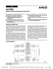 AM7996DCB datasheet pdf Advanced Micro Devices