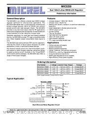 MIC5250-3.0BMM datasheet pdf Micrel Semiconductor
