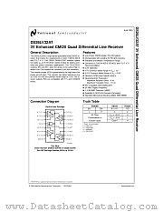 DS26LV32 datasheet pdf National Semiconductor