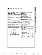 DS36C279N datasheet pdf National Semiconductor