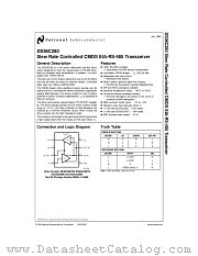 DS36C280TN datasheet pdf National Semiconductor
