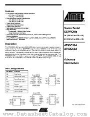 AT93C56A-10PI-1.8 datasheet pdf Atmel