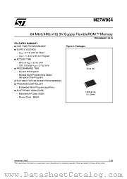 M27W032-110N1T datasheet pdf ST Microelectronics