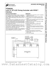 FPD80200 datasheet pdf National Semiconductor