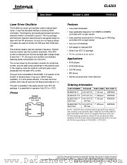 EL6203CWZ-T7 datasheet pdf Intersil