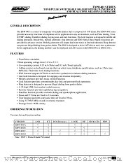 EM91401 datasheet pdf ELAN Microelectronics