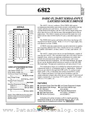6812 datasheet pdf Allegro MicroSystems