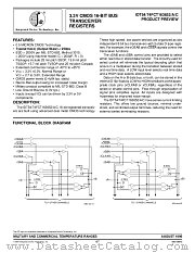 IDT74FCT163652C datasheet pdf IDT