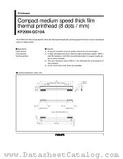 KF2004-GC10A datasheet pdf ROHM
