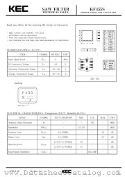 KF455 datasheet pdf Korea Electronics (KEC)