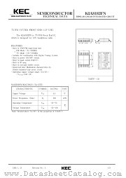 KIA8182FN datasheet pdf Korea Electronics (KEC)