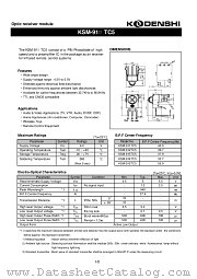 KSM-915TC5 datasheet pdf Kodenshi Corp