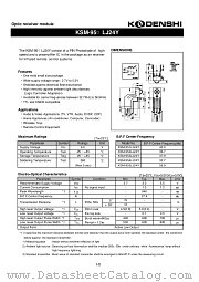 KSM-951LJ24Y datasheet pdf Kodenshi Corp