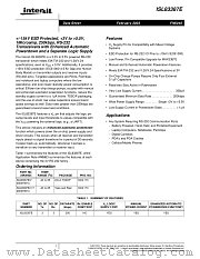 ISL83387EIV-T datasheet pdf Intersil