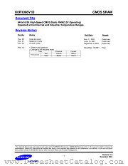 K6R1008C1D-J(T)C(I)10 datasheet pdf Samsung Electronic