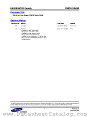 K6X0808C1D-DF70 datasheet pdf Samsung Electronic