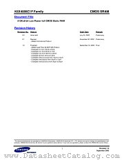K6X4008C1F-VQ55 datasheet pdf Samsung Electronic
