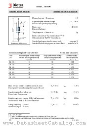SB390 datasheet pdf Diotec Elektronische