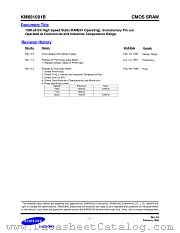 KM681001B-20 datasheet pdf Samsung Electronic