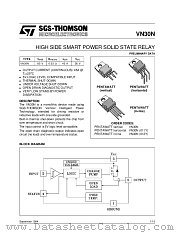 VN30N(012Y) datasheet pdf ST Microelectronics