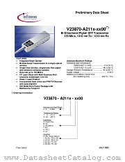 V23870-A2111-K100 datasheet pdf Infineon