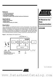 U2538B-MFPG3 datasheet pdf Atmel