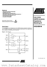 U4254BM-MPG3 datasheet pdf Atmel