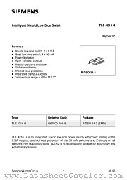 TLE4216G datasheet pdf Siemens